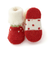 【お揃い】いちごドットもこもこソックス(9~12cm)