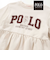 【POLO BCS(ポロ・ビーシーエス)×SLAP SLIPコラボ】ふわふわサガラ刺しゅう裾フレア長袖トレーナー(80~130cm)