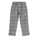 グレンチェック起毛ストレートパンツ(95~150cm)