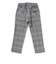 グレンチェック起毛ストレートパンツ(95~150cm)