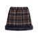 【お揃い】ファー切替チェック台形スカート(90~130cm)