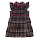 【お揃い】襟付きタックスカートチェックジャンパースカート(90~130cm)