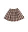 タータンチェックインナーパンツ付きスカート(80~130cm)
