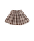 タータンチェックインナーパンツ付きスカート(80~130cm)
