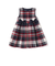 【日本製】【お揃い】ウールチェックサイドリボン付きジャンパースカート(90~140cm)