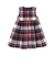 【日本製】【お揃い】ウールチェックサイドリボン付きジャンパースカート(90~140cm)