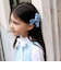 パールポイントリボンヘアクリップ