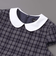 ボレロ+リボンタイ付きチェックワンピースセット(110~130cm)