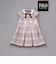 【POLO BCS(ポロ・ビーシーエス)×SLAP SLIPコラボ】袖切り替えジャケット+襟リボン付きチェックワンピース(110~130cm)