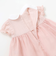 オーガンジー襟付きパフスリーブワンピース＋ブルマセット ベビー(70~90cm)
