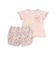 天竺半袖Tシャツ＆花柄プリントブルマセット(70~90cm)