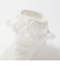 花モチーフ編みレースソックスベビー(9~12cm)