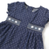 花ドットデニムラメドット柄ストライプスモッキング刺しゅうワンピース+ブルマセットアップベビー(70~80cm)