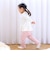 【スララク/防汚加工/オーガニックコットン/ゆったりめ】前後フリーで時短！パパパッと穿ける前向きパンツ(80~120cm)