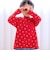 【スララク/防汚加工/オーガニックコットン】ときめきデザイン女の子長袖Tシャツ(80~130cm)