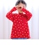 【スララク/防汚加工/オーガニックコットン】ときめきデザイン女の子長袖Tシャツ(80~130cm)