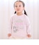 【スララク/防汚加工/オーガニックコットン】ときめきデザイン女の子長袖Tシャツ(80~130cm)