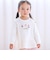 【スララク/防汚加工/オーガニックコットン】ときめきデザイン女の子長袖Tシャツ(80~130cm)