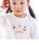 【スララク/防汚加工/オーガニックコットン】ときめきデザイン女の子長袖Tシャツ(80~130cm)