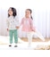 【スララク/防汚加工/オーガニックコットン】わくわくデザイン男の子長袖Tシャツ(80~130cm)