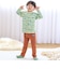 【スララク/防汚加工/オーガニックコットン】わくわくデザイン男の子長袖Tシャツ(80~130cm)