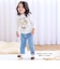 【スララク/防汚加工/オーガニックコットン】わくわくデザイン男の子長袖Tシャツ(80~130cm)