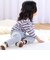 【スララク/防汚加工/オーガニックコットン】わくわくデザイン男の子長袖Tシャツ(80~130cm)