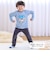 【スララク/防汚加工/オーガニックコットン】わくわくデザイン男の子長袖Tシャツ(80~130cm)