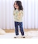 【スララク/防汚加工/オーガニックコットン】わくわくデザイン男の子長袖Tシャツ(80~130cm)