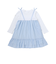 花柄キラッとストライプドッキングワンピース(80~130cm)