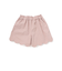 キラキラプリント裾スカラップリボン付きショートパンツ(90~130cm)