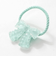 ぷっくりつるつるモチーフ花＆リボンヘアゴム2点セット