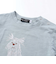 スラブ天竺DOGプリント長袖Tシャツ(80~100cm)