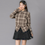 チェックシャツ×リブカーディガンセット(130~160cm)