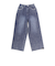 スタッズデニムワイドパンツ(130~160cm)
