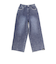 スタッズデニムワイドパンツ(130~160cm)