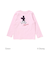 【Disney(ディズニー)】<ミッキーマウス>プリント天竺長袖Tシャツ(90~130cm)