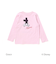 【Disney(ディズニー)】<ミッキーマウス>プリント天竺長袖Tシャツ(90~130cm)