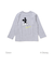 【Disney(ディズニー)】<ミッキーマウス>プリント天竺長袖Tシャツ(90~130cm)
