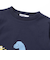 恐竜プリントヒレ付き天竺長袖Ｔシャツ(80~130cm)