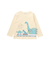恐竜プリントヒレ付き天竺長袖Ｔシャツ(80~130cm)