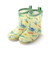 【お揃い】はたらくくるま花柄恐竜プリント総柄レインブーツ(13~18cm)