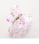 バタフライクリアヘアクリップ2個セット