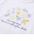 【抗菌防臭・UVカット】ペプラムフリルフラワーモチーフ天竺長袖Tシャツ(90~130cm)