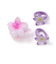 ハイビスカスヘアクリップ＋ヘアゴム3点セット