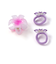ハイビスカスヘアクリップ＋ヘアゴム3点セット