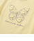フラワーモチーフちょうちょ刺しゅうスムース長袖Tシャツ(80~150cm)