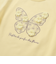 フラワーモチーフちょうちょ刺しゅうスムース長袖Tシャツ(80~150cm)