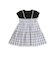 【店舗限定】マドラスチェックドッキングワンピース(95～150cm)
