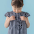 【店舗限定】チェックブラウス＋ショートパンツセットアップ(95～150cm)